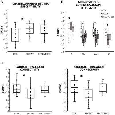 Multimodal magnetic resonance imaging of youth sport-related concussion reveals acute changes in the cerebellum, basal ganglia, and corpus callosum that resolve with recovery